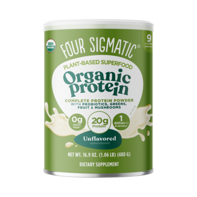 Four Sigmatic - Plant-Based Protein with Superfoods, Unflavored
