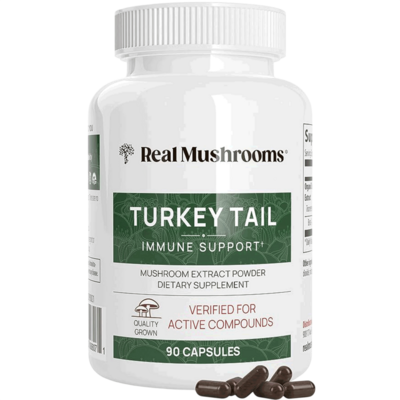 Real Mushrooms - Turkey Tail Mushroom Extract Capsules
