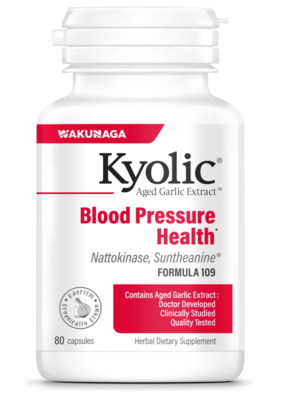 Wakunaga - Kyolic Aged Garlic Extract Formula 109 - Blood Pressure Health