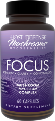Host Defense Mushrooms MycoBenefits Focus Capsules — Host Defense supplement