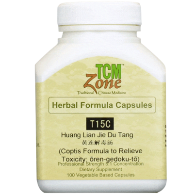 TCM Zone - Coptis Formula to Relieve Toxicity (T15) Capsules