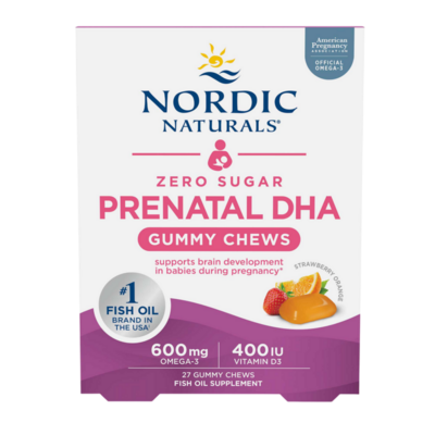 Nordic Naturals - Zero Sugar Prenatal DHA Gummy Chews — Nordic Naturals supplement