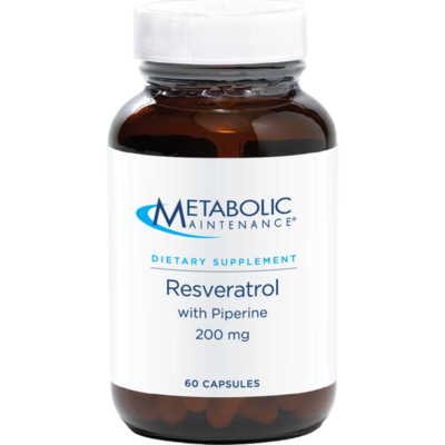 Metabolic Maintenance - Resveratrol with Piperine — Metabolic Maintenance supplement