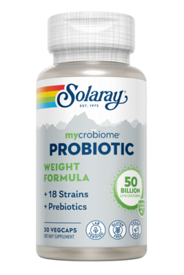 Solaray - Mycrobiome Probiotic Weight Formula 50B Once Daily (F)