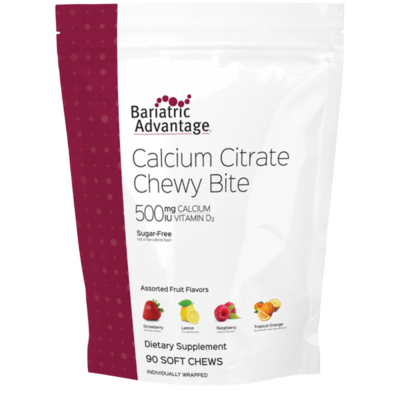 Bariatric Advantage - Calcium Citrate Chewy 500mg Assorted Fruit Flavors