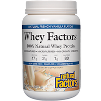 Natural Factors - Whey Factors Protein Powder - French Vanilla