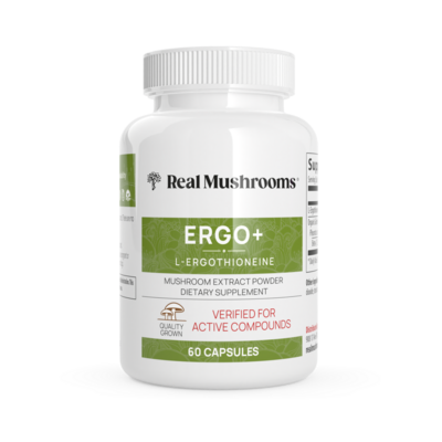 Real Mushrooms - Ergo+ L-Ergothioneine Capsules