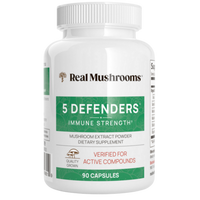 Real Mushrooms - 5 Defenders™ Mushroom Extract Blend Powder Capsules