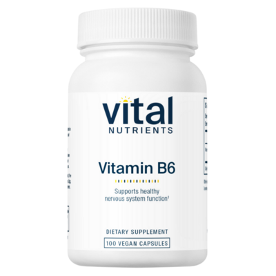 Vital Nutrients - Vitamin B6 100mg — Vital Nutrients supplement