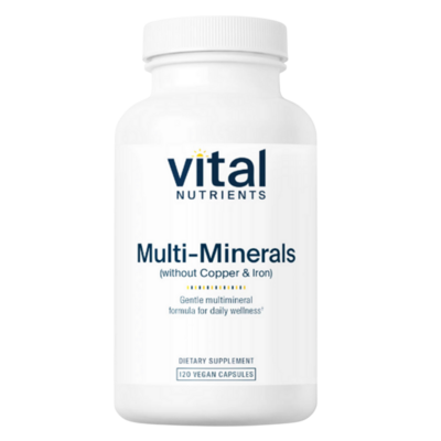 Vital Nutrients - Multi-Minerals Citrate/Malate Formula (No Copper or Iron) — Vital Nutrients supplement