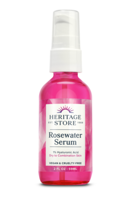Heritage Store - Rosewater Serum with 1% HA Drops