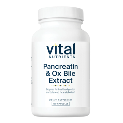 Vital Nutrients - Pancreatin & Ox Bile Extract — Vital Nutrients supplement