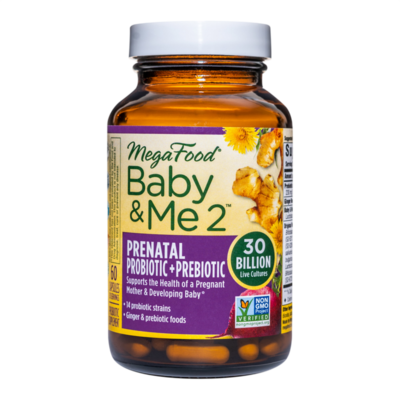 MegaFood - Baby & Me 2™ Prenatal Probiotic + Prebiotic