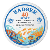 Badger SPF 40 Sport Mineral Sunscreen Tin