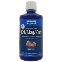 Trace Minerals Research - Liquid Cal/Mag/Zinc - Natural Strawberry