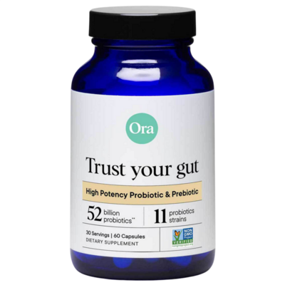 Ora Organic - Trust Your Gut: High Potency Probiotic Capsules