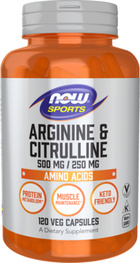 NOW Sports - Arginine 500mg Citrulline 250mg