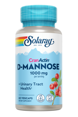 Solaray - D-Mannose with CranActin Cranberry Extract