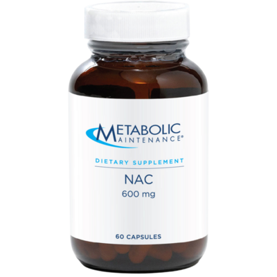 Metabolic Maintenance - NAC 600mg — Metabolic Maintenance supplement