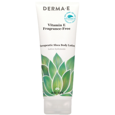 DermaE Natural Bodycare - Vitamin E Fragrance-Free Therapeutic Shea