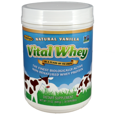 Well Wisdom - Vital Whey®, Vanilla Grass Fed Whey Protein