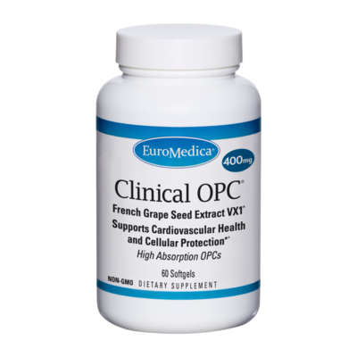 EuroMedica - Clinical OPC® - 400mg French Grape Seed Extract VX1®