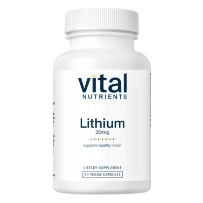 Vital Nutrients - Lithium (orotate) 20mg — Vital Nutrients supplement