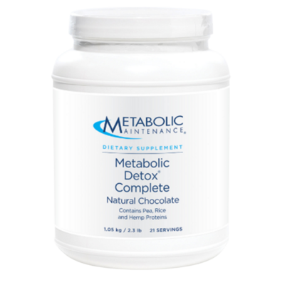 Metabolic Maintenance - Metabolic Detox Complete Natural Chocolate — Metabolic Maintenance supplement