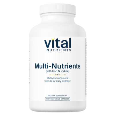 Vital Nutrients - Multi-Nutrients w/Iron and Iodine — Vital Nutrients supplement
