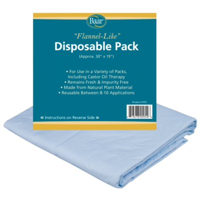 Baar Products - Disposable Castor Oil Pack 30