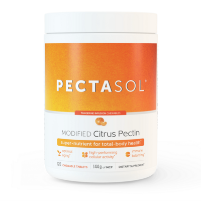 EcoNugenics - PectaSol-C Modified Citrus Pectin Chewable Tablets - Tangerine Flavor