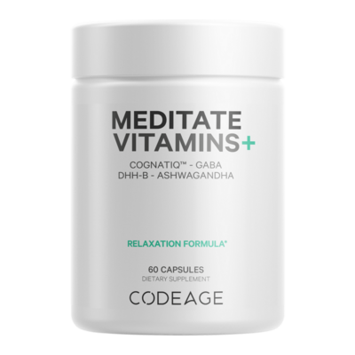 Codeage - Meditate Vitamins - Stress Anxiety & Cortisol