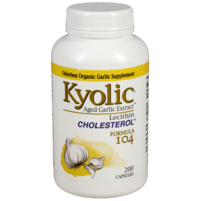 Wakunaga - Kyolic Aged Garlic Extract Formula 104 - Cholesterol