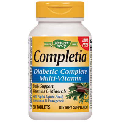 Nature's Way - Completia® Diabetic Multi-Vitamin (iron-free) — Nature's Way supplement