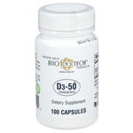 Bio-Tech Pharmacal - D3-50 50,000IU — Bio-Tech Pharmacal supplement - view 2
