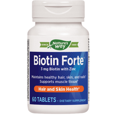 Nature's Way - Biotin Forte® 3mg with Zinc — Nature's Way supplement