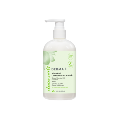 DermaE Natural Bodycare - Ramos 2-in-1 Curl Conditioner + Co-Wash