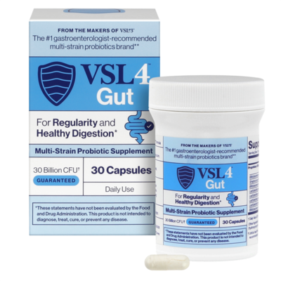 VSL4™ Gut Multi-Strain Probiotic 30 Billion CFU 30 Capsules