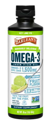 Barlean's Organic Oils - Seriously Delicious High Potency Key Lime Pie