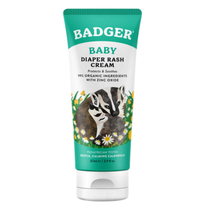 Badger - Diaper Rash Cream with Zinc Oxide