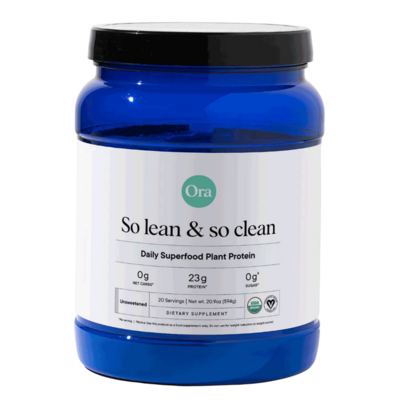 Ora Organic - So Lean & So Clean, Plant Protein, Unsweetened