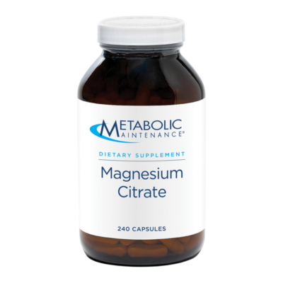 Metabolic Maintenance - Magnesium Citrate — Metabolic Maintenance supplement