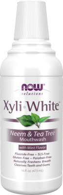 NOW/Personal Care - Xyliwhite Neem & Tea Tree Mouthwash