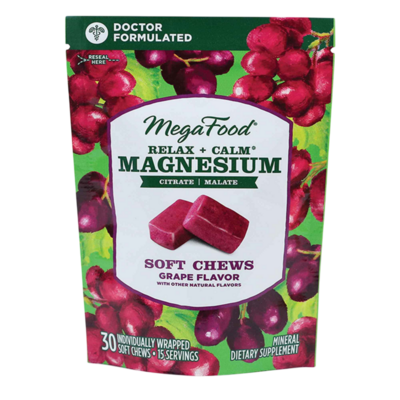 MegaFood - Relax + Calm Magnesium Soft Chews