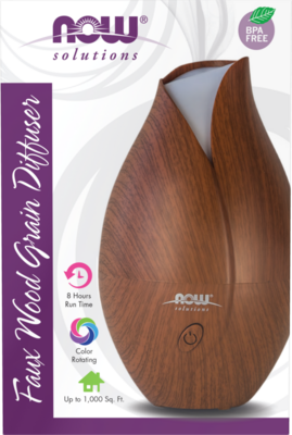 NOW/Personal Care - Ultrasonic Faux Wood Grain Diffuser