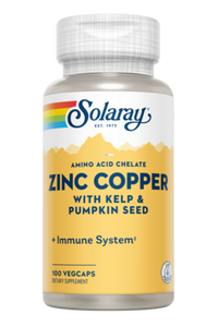 Solaray - Zinc Copper Amino Acid Chelate