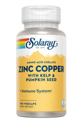 Solaray - Zinc Copper Amino Acid Chelate