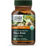 Gaia Herbs - Maca Root (Organic) 500mg Capsules — Gaia Herbs supplement — view 2