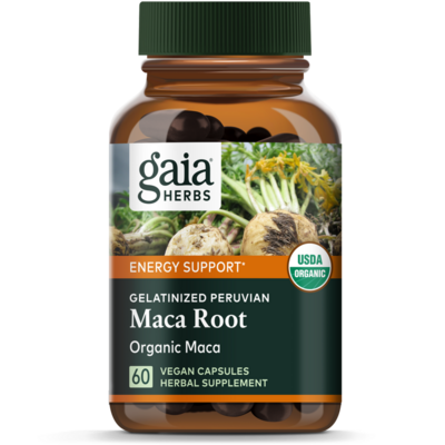 Gaia Herbs - Maca Root (Organic) 500mg Capsules