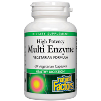 Natural Factors - Multi Enzyme Vegetarian Form